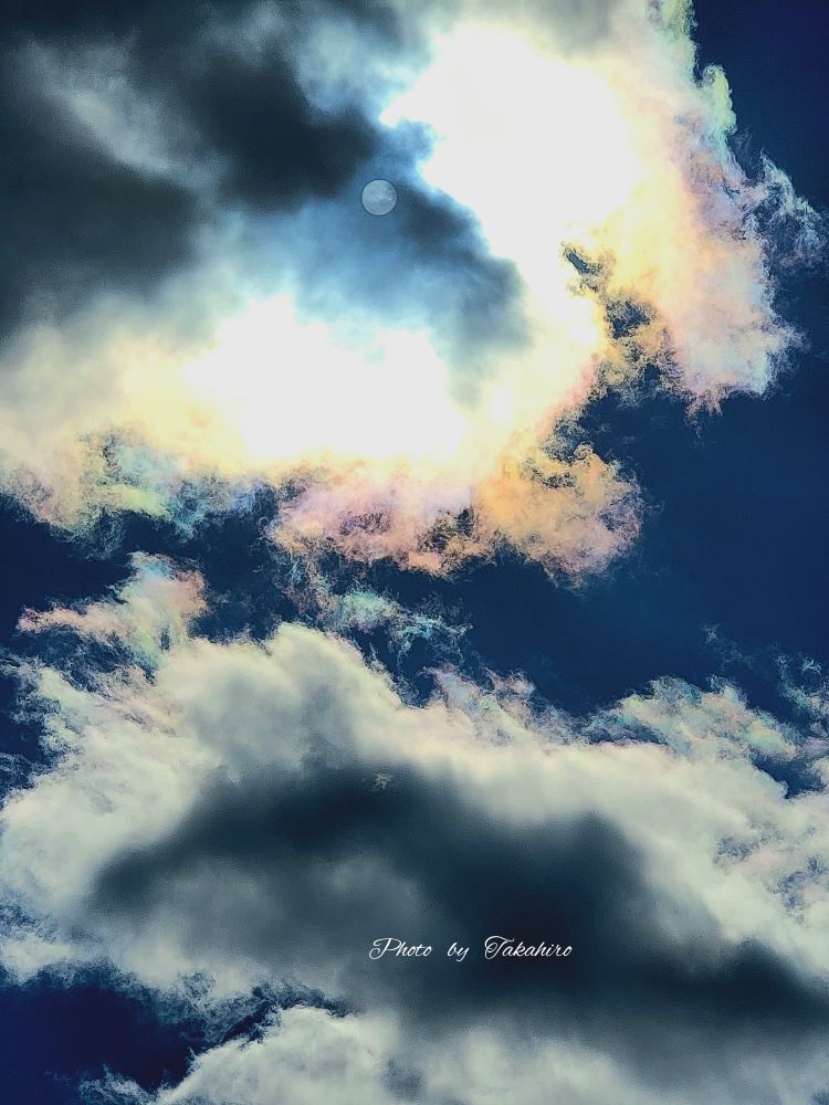 №1113　美瑛の空　彩雲