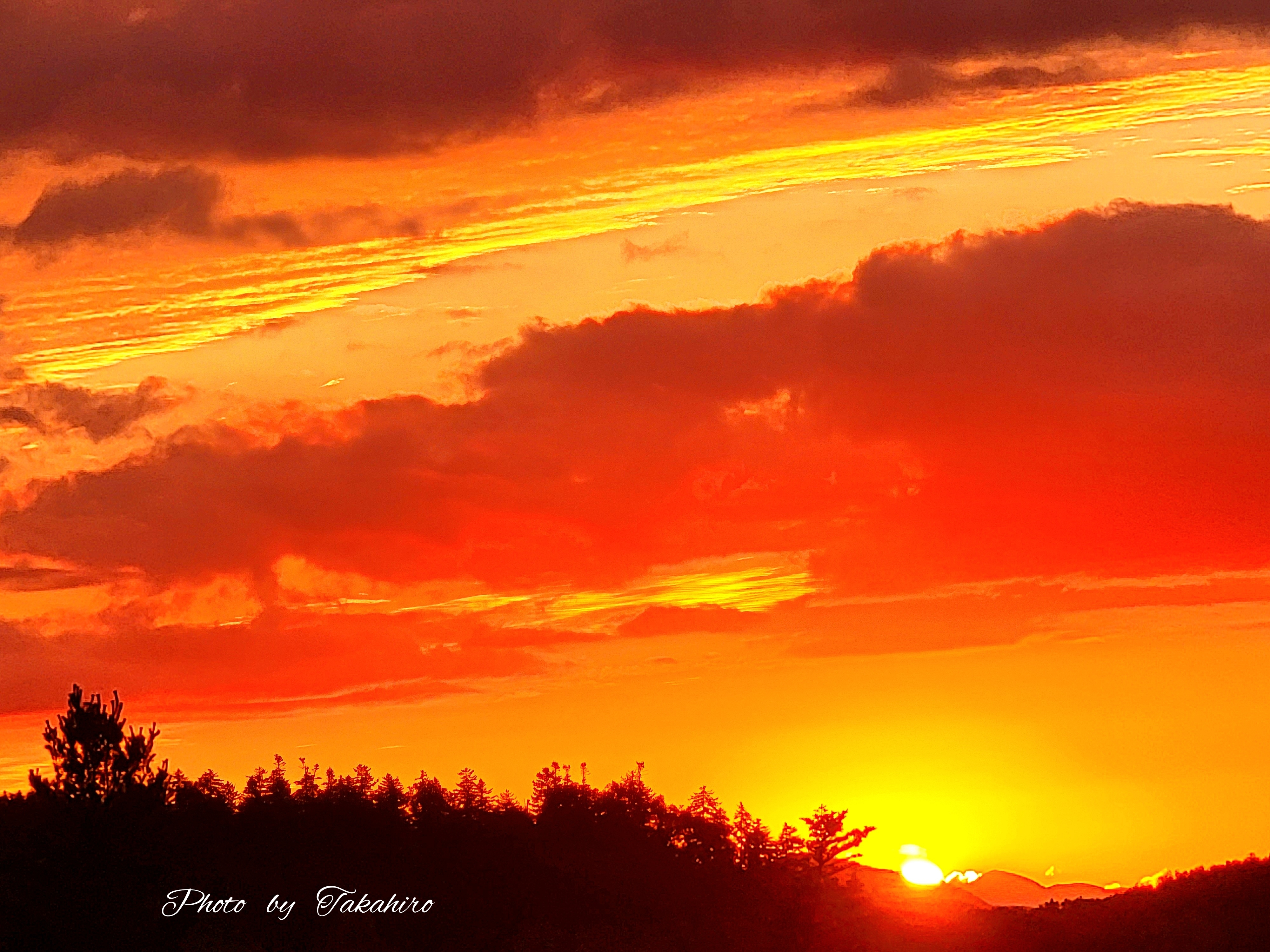 №2522　美瑛の夕焼け